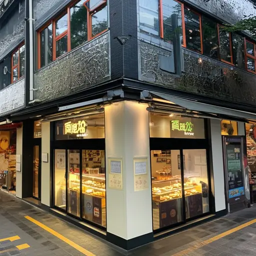 主街上那家新开的面包店做的糕点很好吃。