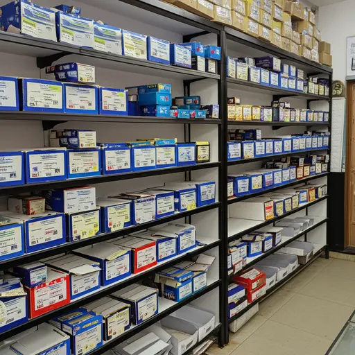 这家商店专门销售各种电子元件。