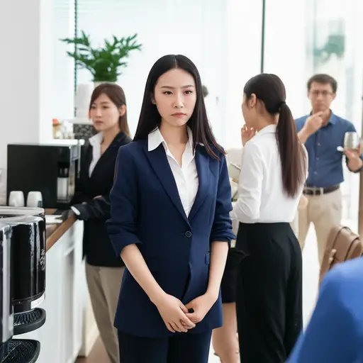 她对同事的演讲发表了一番刻薄的评论。