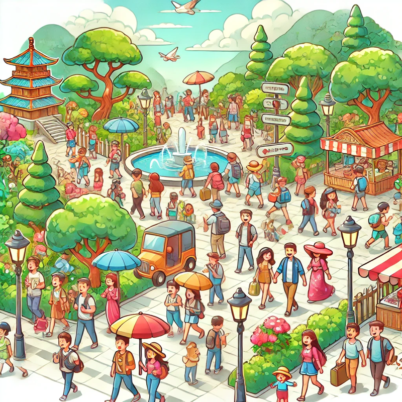 我们在五月一日放假。