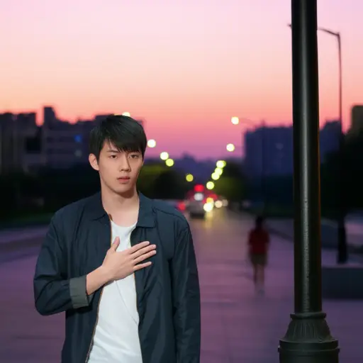 我不知道为什么我那么想见她，但我的心一直告诉我要去追她。