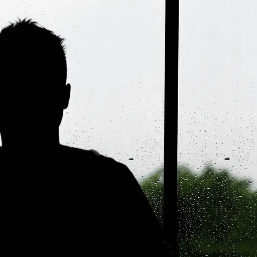 我不喜欢下雨天。