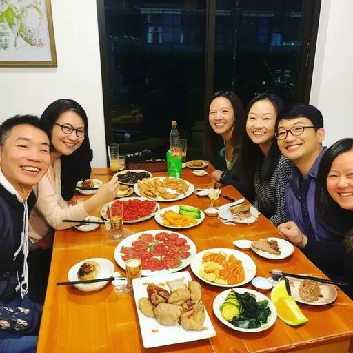 我们度过了一个非常愉快的夜晚，谢谢！
