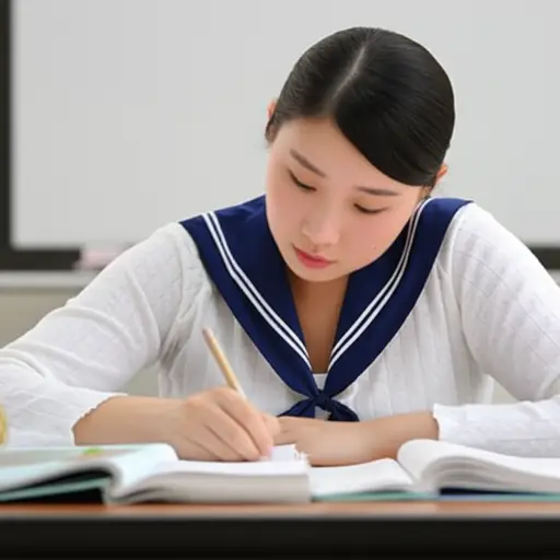 她是一个非常聪明的学生。