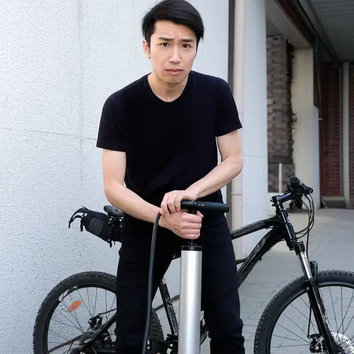 我可以借你的自行车打气筒吗？
