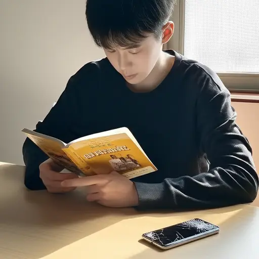 手机坏了之后，他不得不放弃社交媒体生活了一个星期。