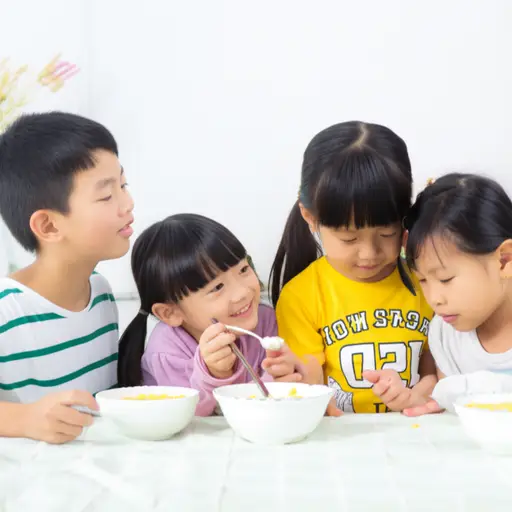 孩子们喜欢在碗里倒上牛奶和脆麦片当早餐。