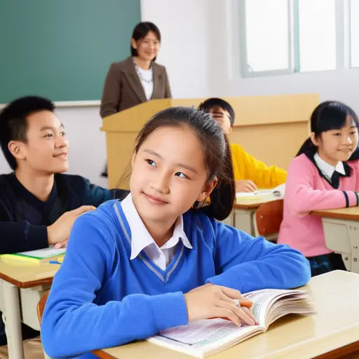 她在学校的行为改善了很多。