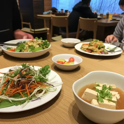 这家餐厅提供很棒的素食选择。