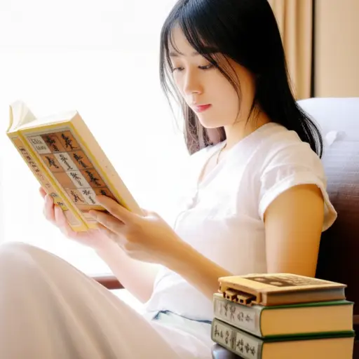 她是历史小说的热心读者。