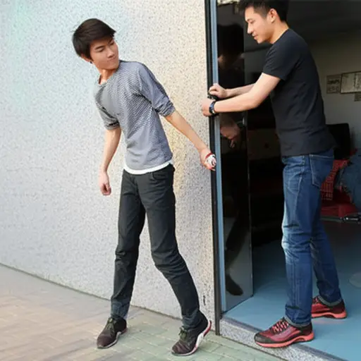 你能帮我拉一下这个很重的门吗？