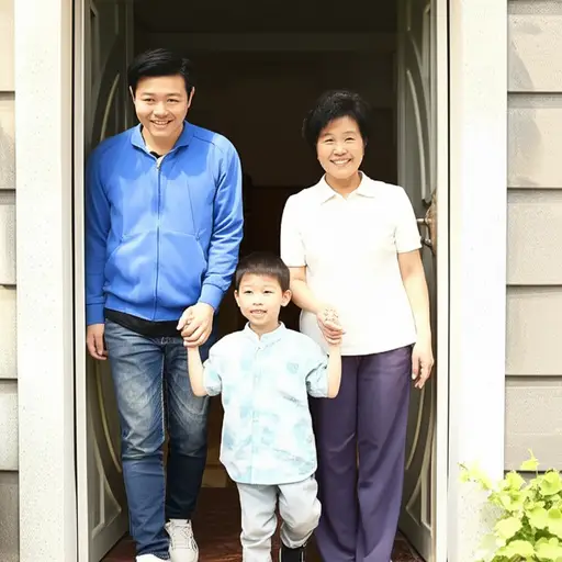 这个周末，我儿子会带着他的儿子（我的孙子）来看我。