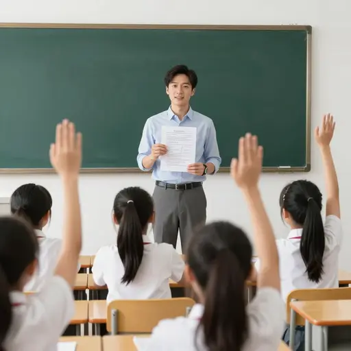 根据基于问卷调查的统计数据，大多数学生对他们的英语课最有热情。