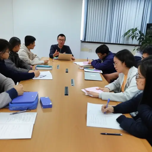 他们组织了一次师生会议。