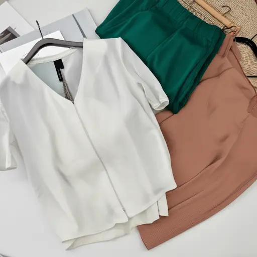 这些衣服非常时髦。