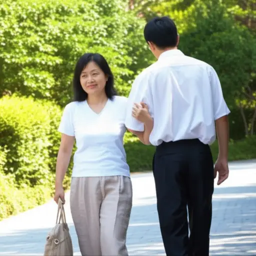 她为了一个更年轻的男人离开了他。