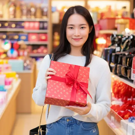 她给自己买了一件生日礼物。