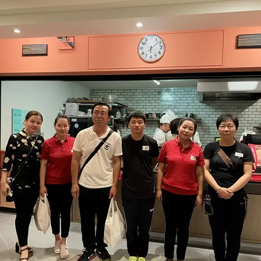 我们到达时接近午餐时间。
