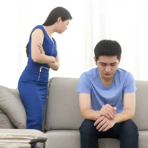 休将自己缺乏自信归咎于他的母亲。