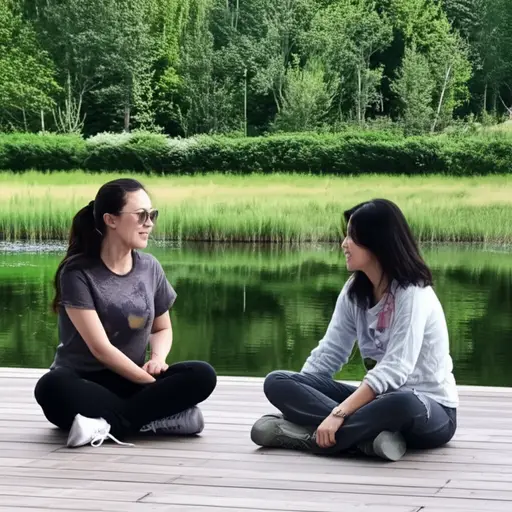 我们同时到达。