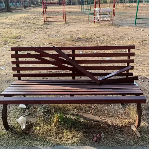 这个公园真是糟糕透顶。
