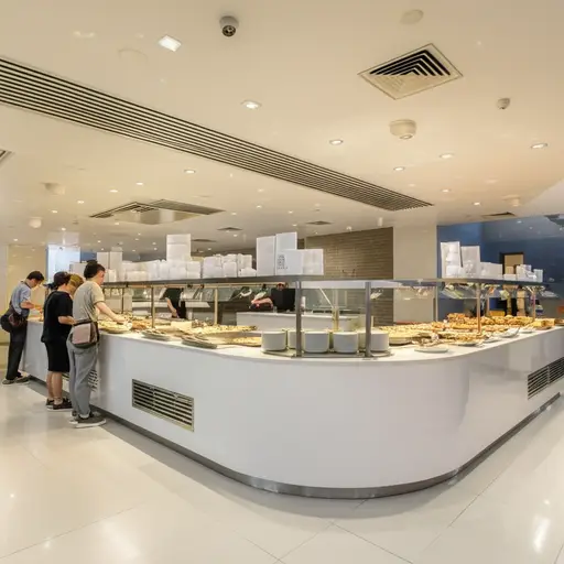 这是一个中餐自助餐，但除了中餐，他们还有像披萨这样的意大利食物。