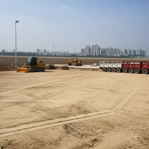这座城市计划在郊区建造一个新的住宅区。