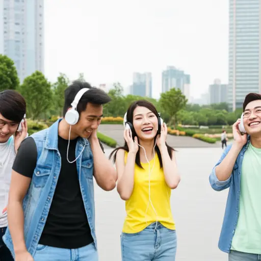 许多年轻人喜欢听嘻哈音乐。