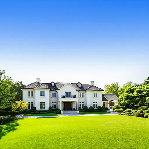 他们住在一个巨大的房子里。