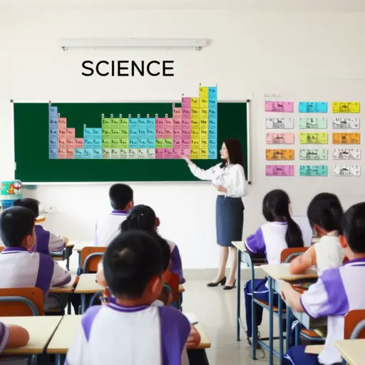 我们每周有六节科学课。