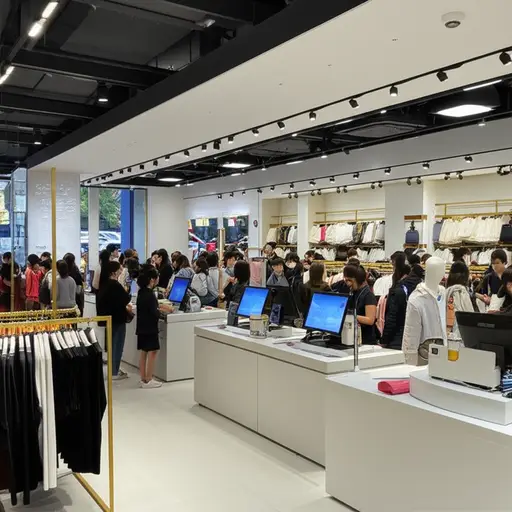 这家服装连锁店很受欢迎。