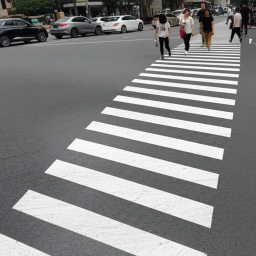 请使用人行横道。