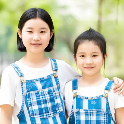 我妹妹几乎和我一样高了。