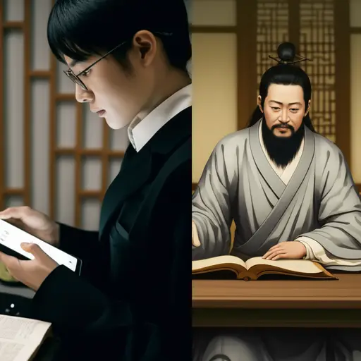 显然，我们不如祖先那样重视阅读了。