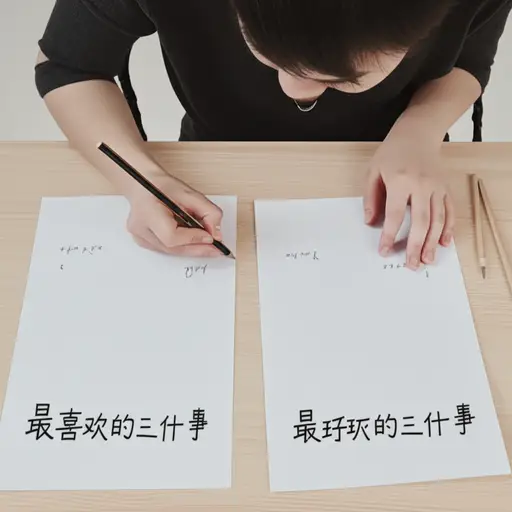 你能列出你最喜好的三件事和最讨厌的三件事吗？