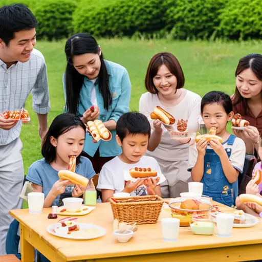 好的，给孩子们热狗——大人们呢？