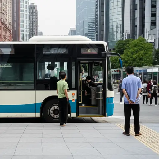 别错过这趟去市中心的公交车。