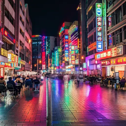 这个城市的夜生活很有名。