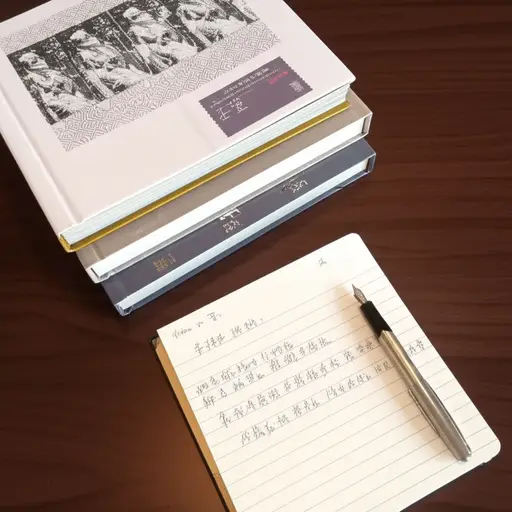 我学习欧洲文学，我仍然保留着所有的笔记。