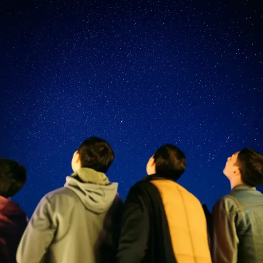 今晚我们打算去看星星。