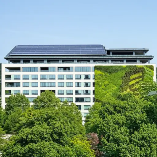这栋新建筑被设计成环保型。