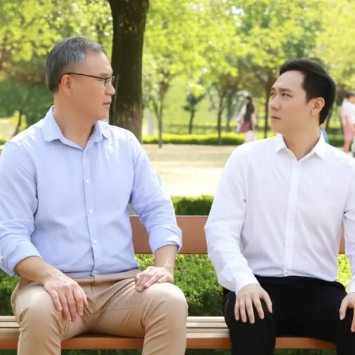 我的老朋友看起来一模一样，他一点都没变老。