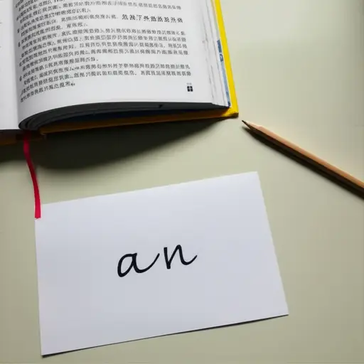 单词 'an' 也是一个不定冠词。