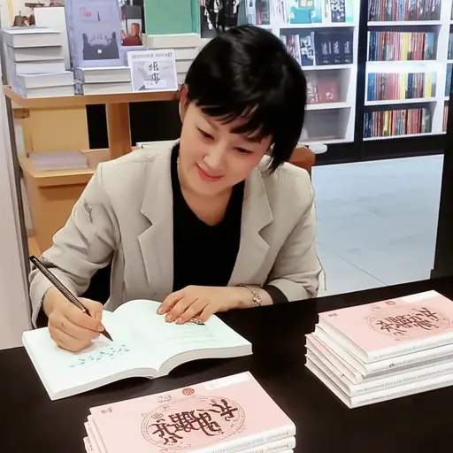 作者将在活动上为她的新书签名。