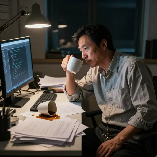 极度疲劳有时会让人短暂丧失判断力——他当时未必清楚自己在做什么。