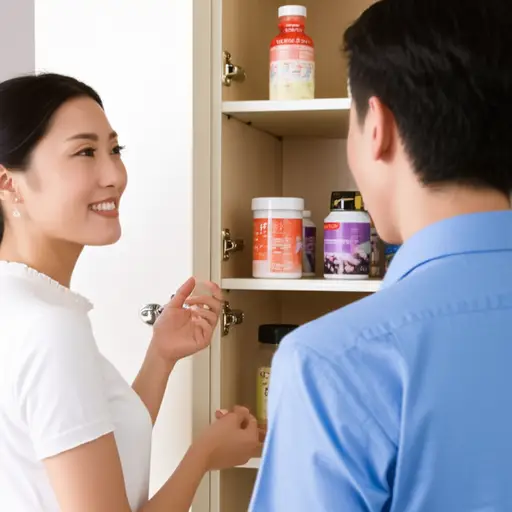 他请她帮忙清理橱柜。