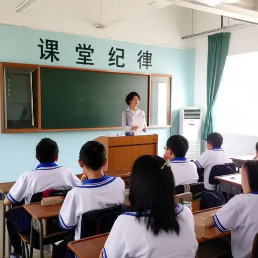 学校执行严格的纪律政策以维持课堂秩序。