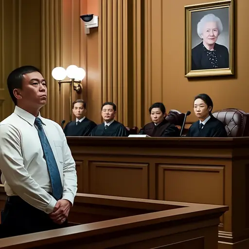 这个短篇故事讲述了一个被指控谋杀了一位富有年迈寡妇的男人。