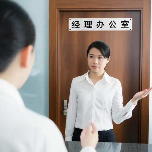 她坚持要立刻和经理谈话。