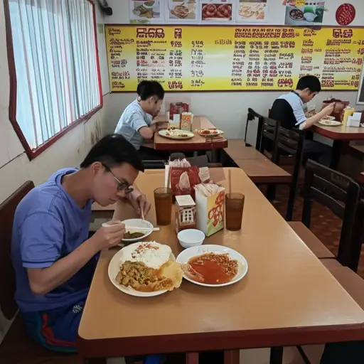 这家餐厅结果出奇地便宜。